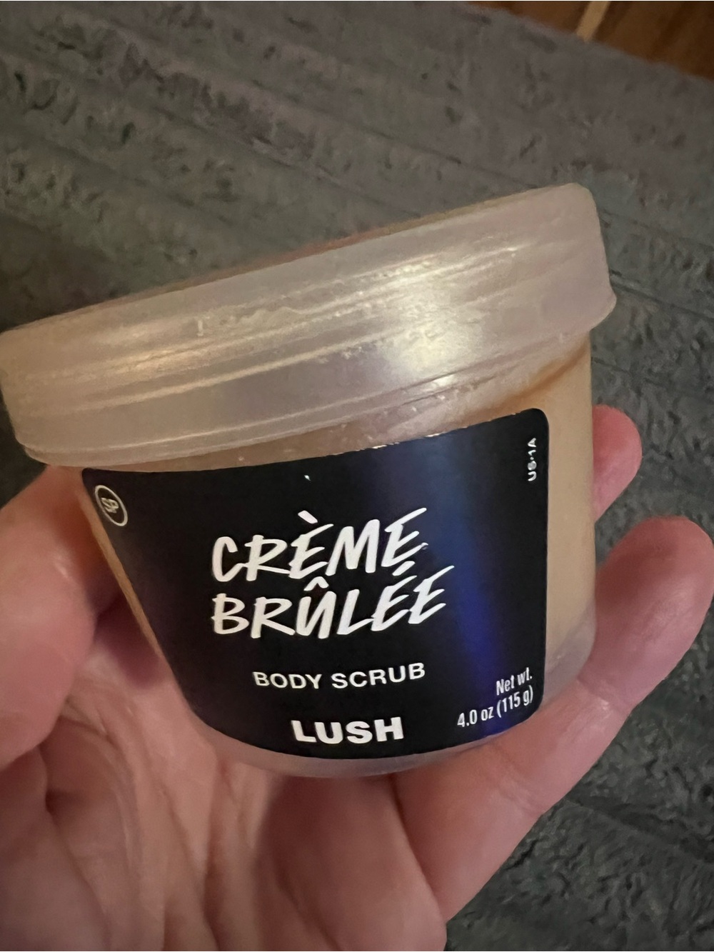 LUSH CREME BRÛLÉE BODY SCRUB 4.0 oz BRAND NEW